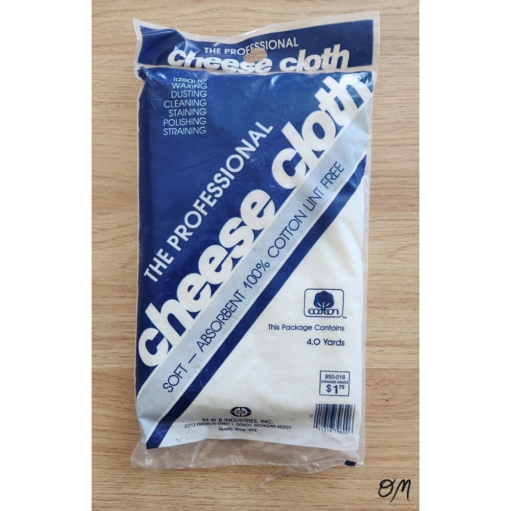 The Professional 100% Cotton Cheese Cloth Vintage 4 yards - NOS